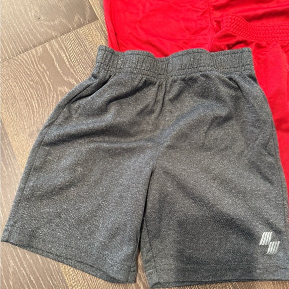 3 Piece Bundle Lot PLACE SPORT Kids Red and Gray Shorts Set - Picture 2 of 3